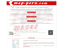 Tablet Screenshot of map-peru.com